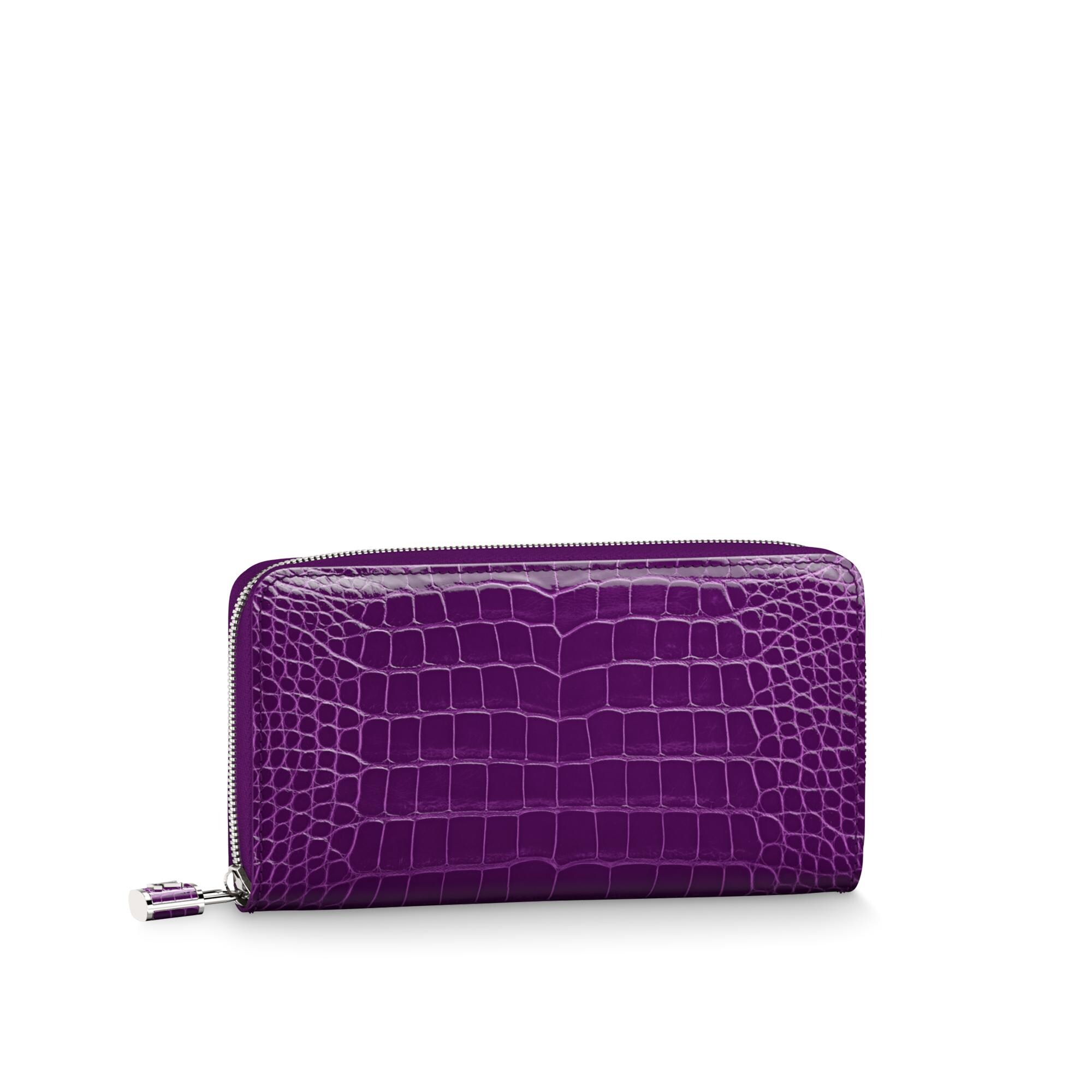 Zippy Wallet Padlock Crocodilien Brillant - Women - Louis Vuitton